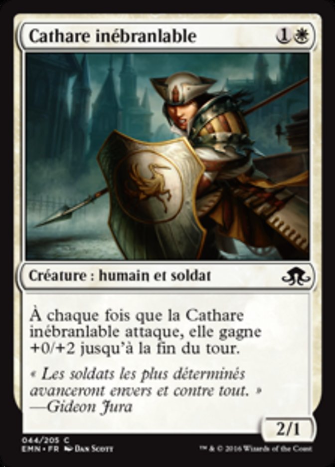 Steadfast Cathar (Eldritch Moon) French
