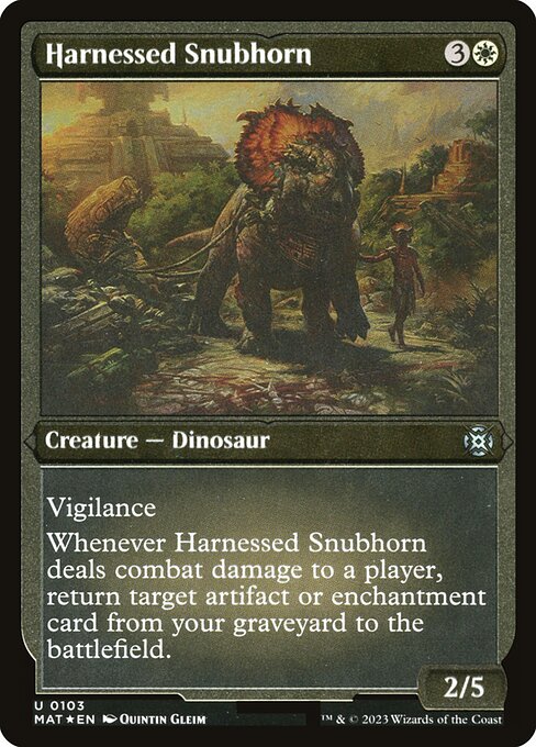 Harnessed Snubhorn (March of the Machine: The Aftermath)
