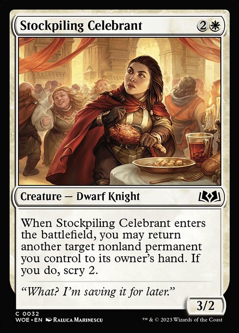 Stockpiling Celebrant (Wilds of Eldraine)