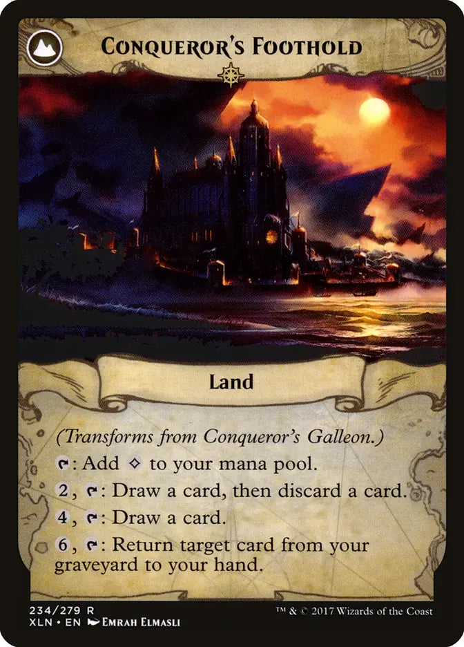 Conqueror's Galleon // Conqueror's Foothold (Ixalan)
