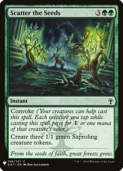 Scatter the Seeds (The List)