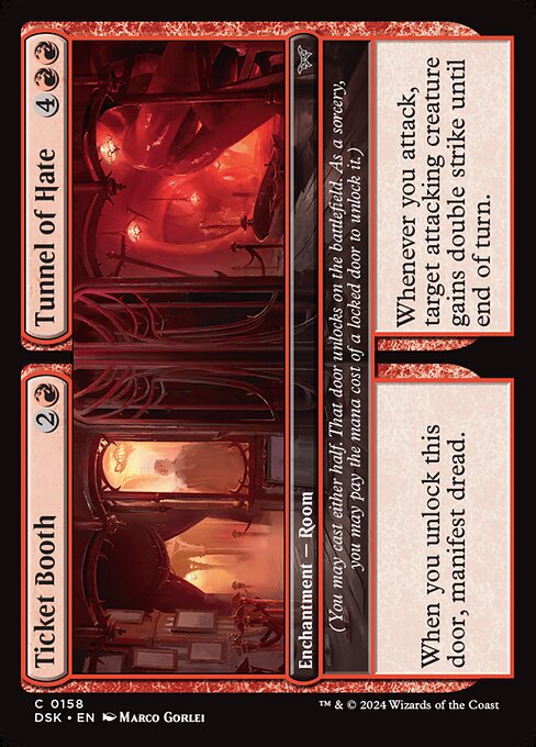 Ticket Booth // Tunnel of Hate (Duskmourn: House of Horror)