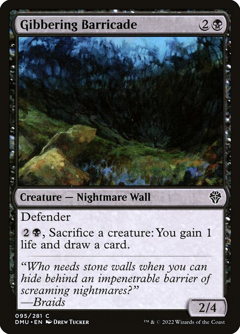Gibbering Barricade (Dominaria United)