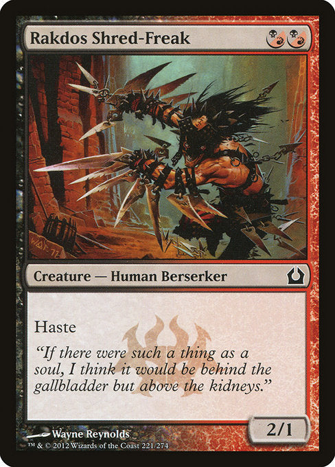 Rakdos Shred-Freak (Return to Ravnica)