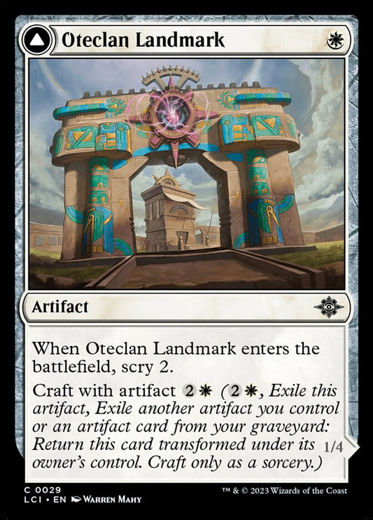 Oteclan Landmark // Oteclan Levitator (The Lost Caverns of Ixalan)