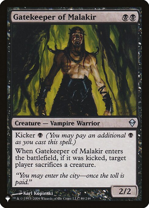 Gatekeeper of Malakir (The List)