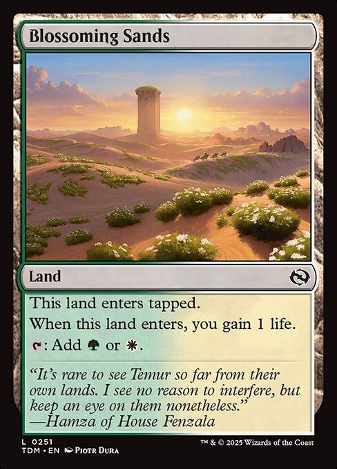 Blossoming Sands (Tarkir: Dragonstorm)