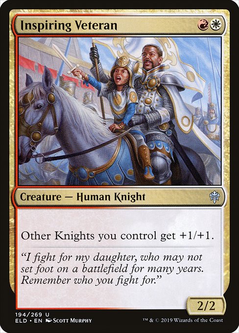 Inspiring Veteran (Throne of Eldraine)
