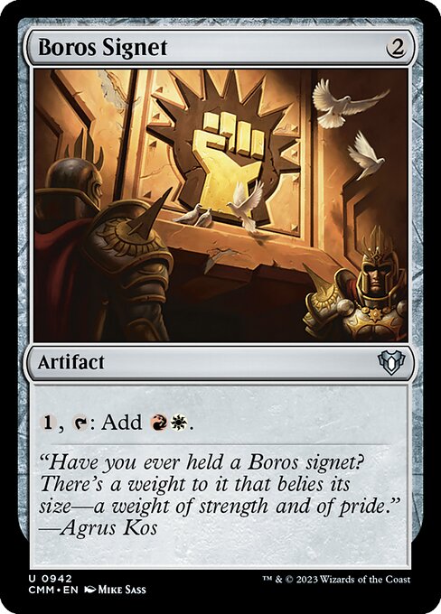 Boros Signet (Commander Masters)