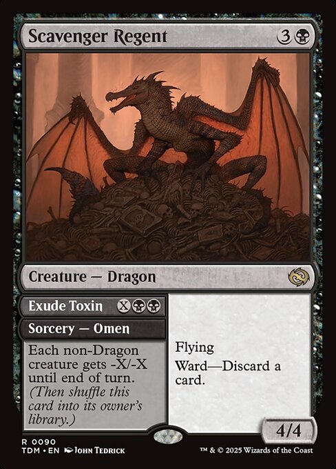 Scavenger Regent // Exude Toxin (Tarkir: Dragonstorm)