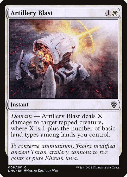 Artillery Blast (Dominaria United)