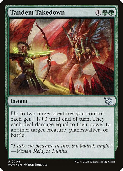 Tandem Takedown (March of the Machine)