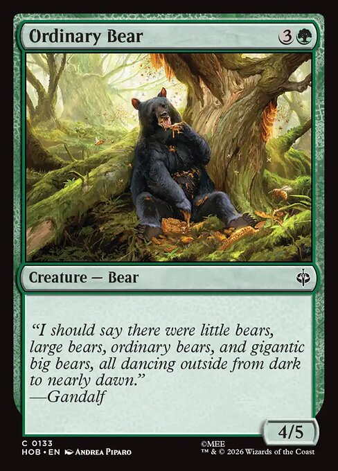 Ordinary Bear (The Hobbit)
