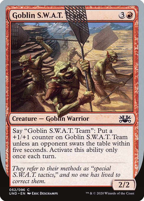 Goblin S.W.A.T. Team (Unsanctioned)