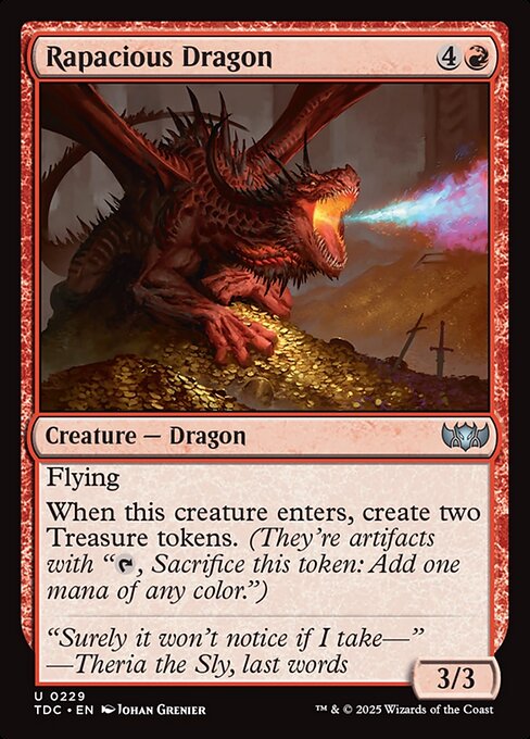 Rapacious Dragon (Tarkir: Dragonstorm Commander)