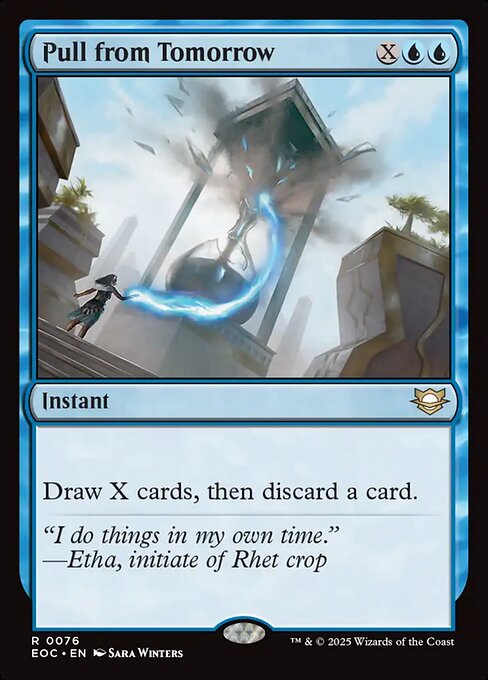 Pull from Tomorrow (Edge of Eternities Commander)