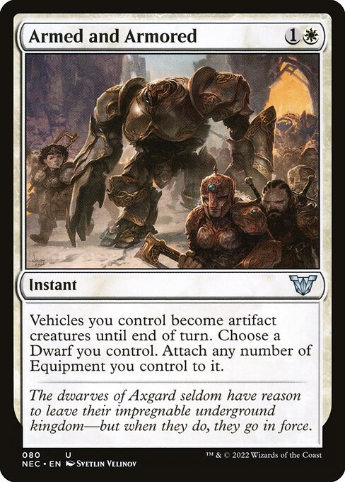 Armed and Armored (Neon Dynasty Commander)