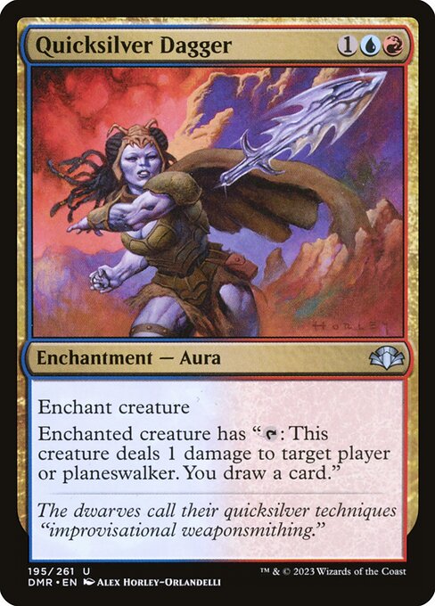 Quicksilver Dagger (Dominaria Remastered)