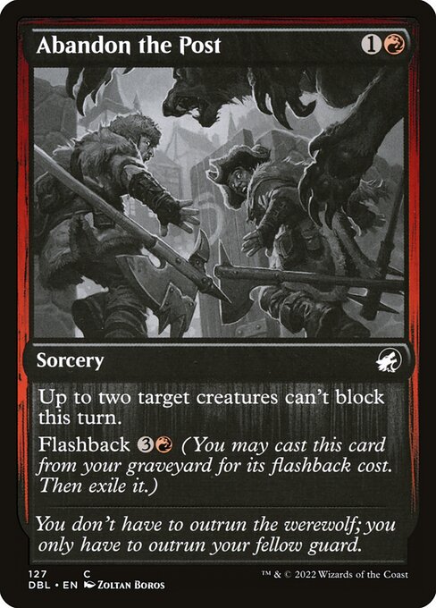 Abandon the Post (Innistrad: Double Feature)