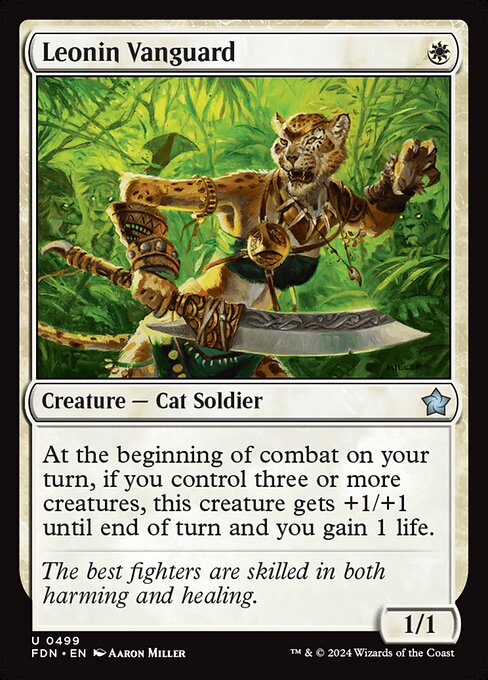 Leonin Vanguard (Foundations)