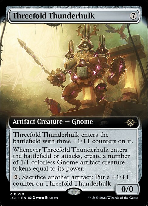 Threefold Thunderhulk (The Lost Caverns of Ixalan)