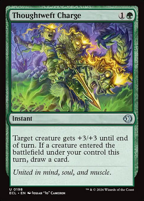 Thoughtweft Charge (Lorwyn Eclipsed)