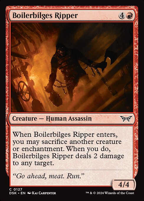 Boilerbilges Ripper (Duskmourn: House of Horror)