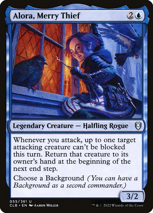 Alora, Merry Thief (Commander Legends: Battle for Baldur's Gate)