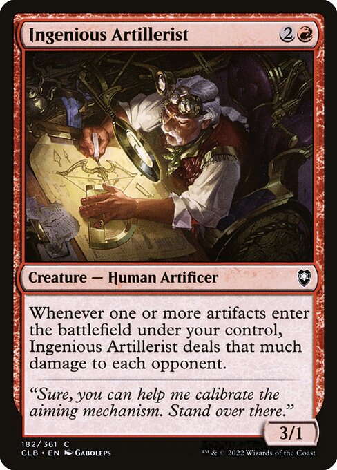 Ingenious Artillerist (Commander Legends: Battle for Baldur's Gate)