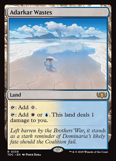 Adarkar Wastes (Tarkir: Dragonstorm Commander)