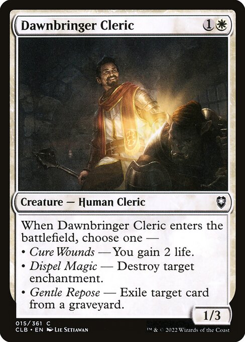 Dawnbringer Cleric (Commander Legends: Battle for Baldur's Gate)