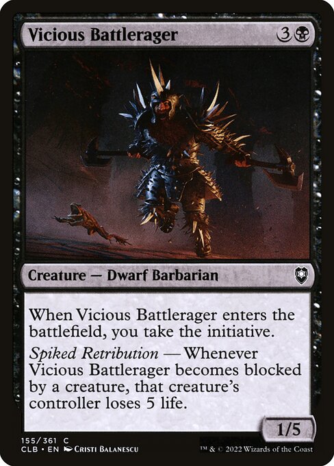 Vicious Battlerager (Commander Legends: Battle for Baldur's Gate)
