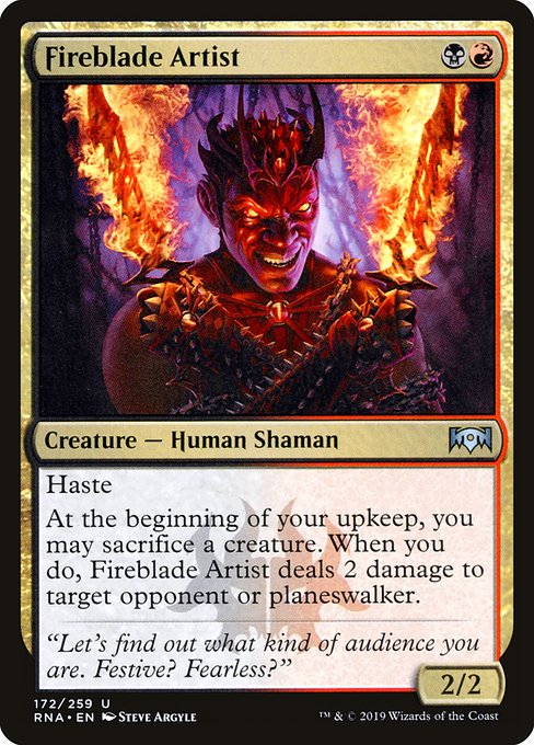 Fireblade Artist (Ravnica Allegiance)