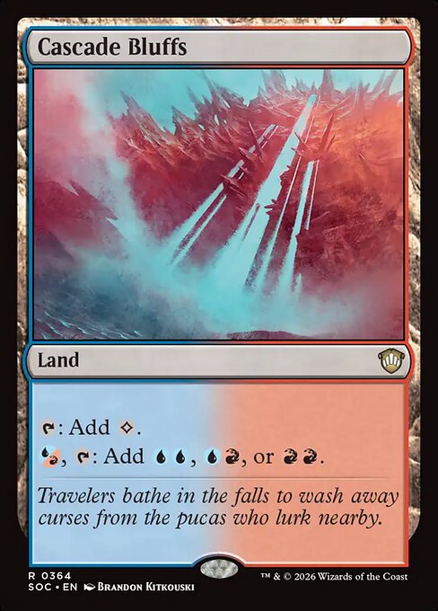 Cascade Bluffs (Secrets of Strixhaven Commander)