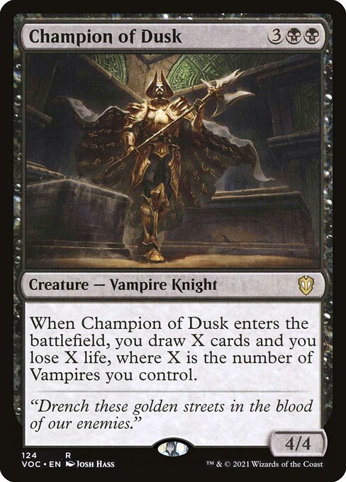 Champion of Dusk (Crimson Vow Commander)