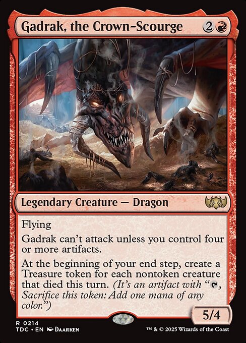 Gadrak, the Crown-Scourge (Tarkir: Dragonstorm Commander)