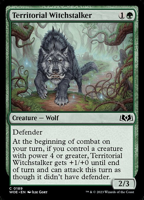 Territorial Witchstalker (Wilds of Eldraine)