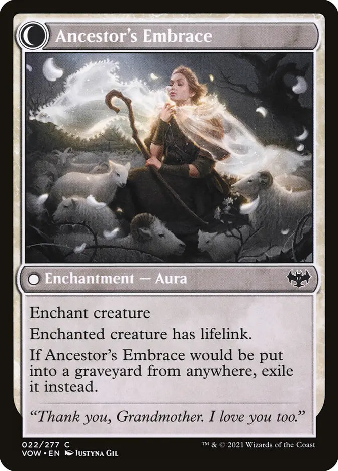 Kindly Ancestor // Ancestor's Embrace (Innistrad: Crimson Vow)