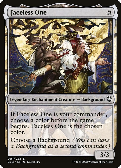 Faceless One (Commander Legends: Battle for Baldur's Gate)