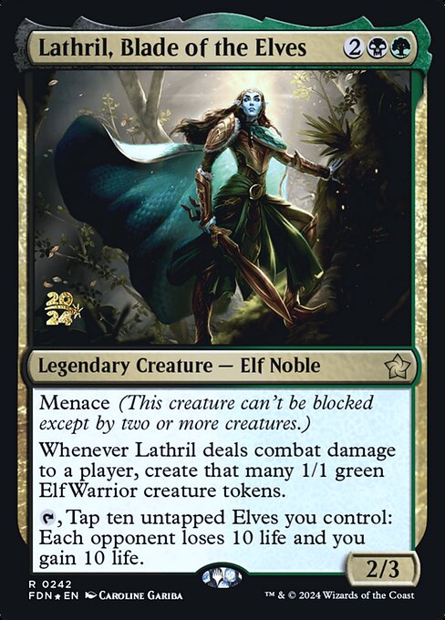 Lathril, Blade of the Elves (Foundations Promos)