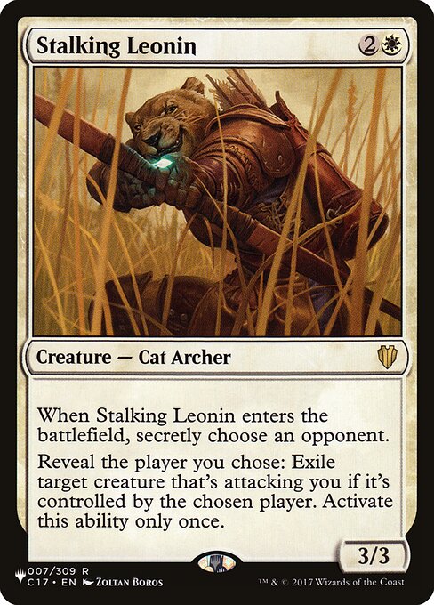 Stalking Leonin (The List)