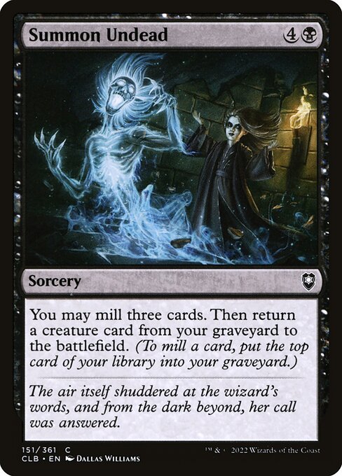 Summon Undead (Commander Legends: Battle for Baldur's Gate)