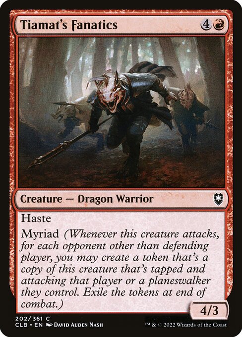 Tiamat's Fanatics (Commander Legends: Battle for Baldur's Gate)