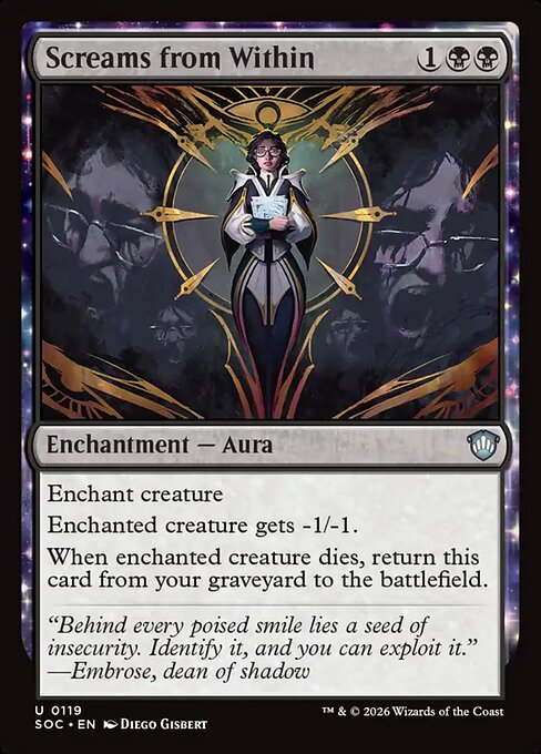 Screams from Within (Secrets of Strixhaven Commander)