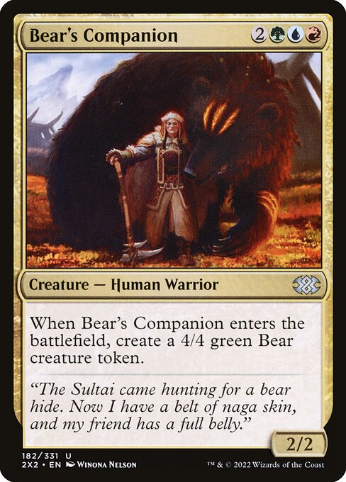 Bear's Companion (Double Masters 2022)