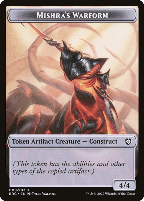 Mishra's Warform (The Brothers' War Commander Tokens)
