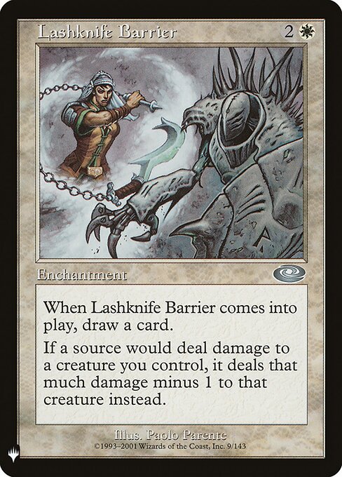 Lashknife Barrier (The List)