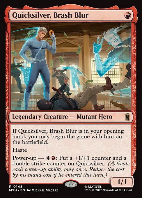 Quicksilver, Brash Blur (Marvel Super Heroes)