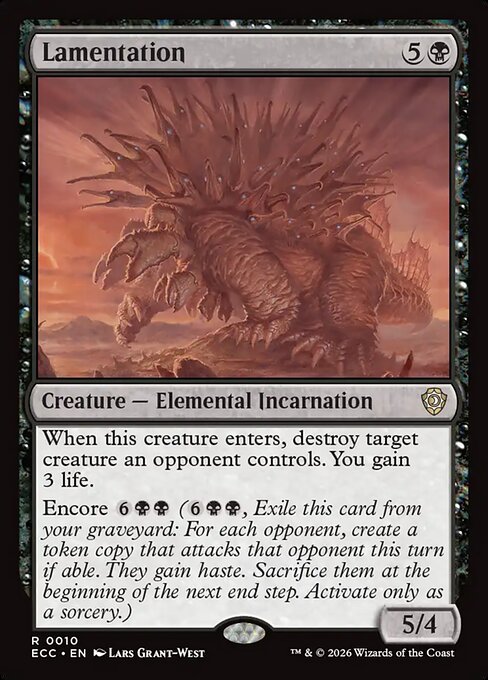 Lamentation (Lorwyn Eclipsed Commander)