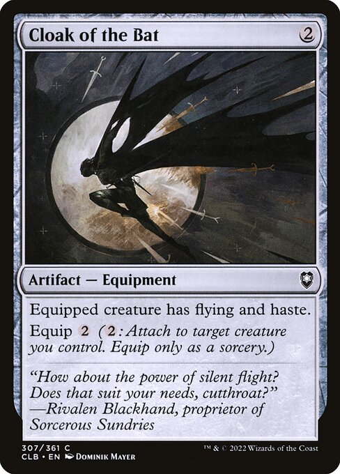 Cloak of the Bat (Commander Legends: Battle for Baldur's Gate)